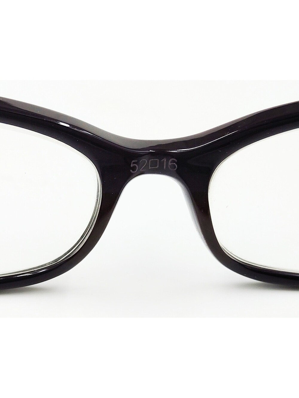 BCBGMAXAZRIA Gabby Eggplant Eyeglass Frames 52-16-135 Purple Women's w/ Case - Picture 3 of 10